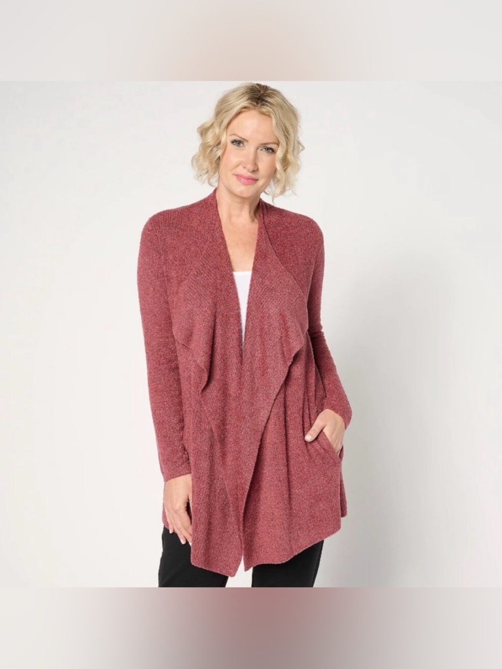 Barefoot Dreams CozyChic Lite Island Wrap Cardigan Size S/M